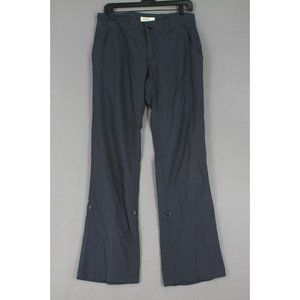 Mountain Khakis MK Women's Size 6R Gray Flat Front Relaxed Fit Mid Rise Pants